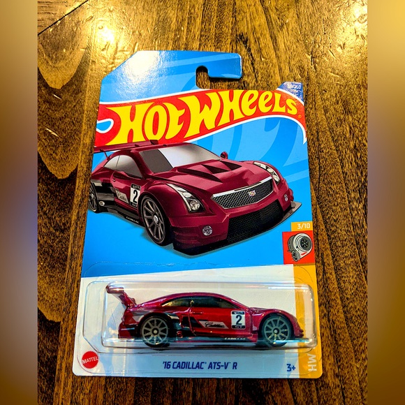 New Hot Wheels in Good Condition ‘16 Cadillac ATS-V R in red - Picture 1 of 7